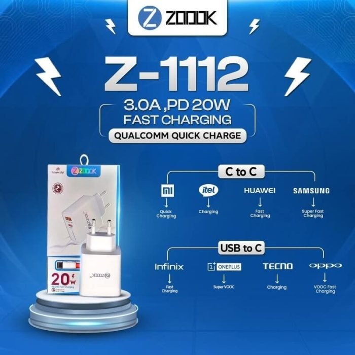 ZOOOK Z 1112 PD 20W Charger