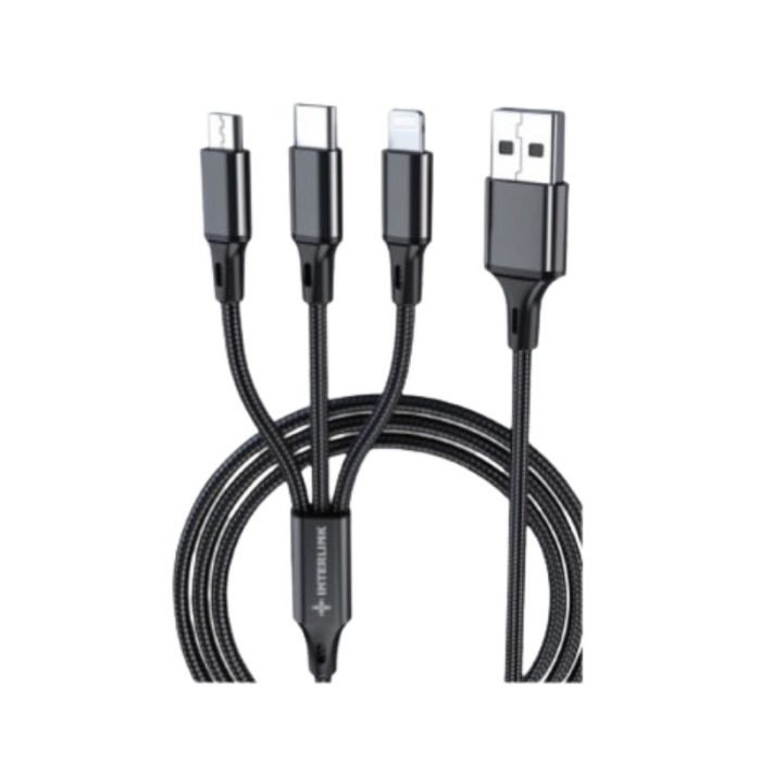Interlink Powerline 3 in 1 Data Cable
